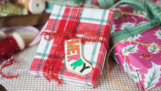 Merry Enamel Stocking Ornament, 3 of 3