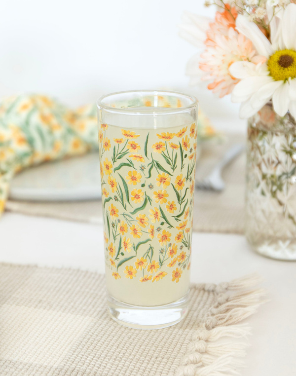 Roadside Blooms Tall Juice Glass Set, 3 of 6