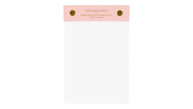 Desktop Notepad - Love Never Fails, 1 of 3
