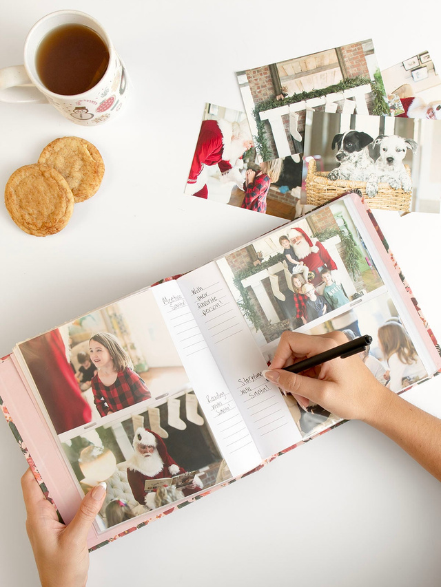 Poinsettias Heirloom Christmas Photo Album, 5 of 8