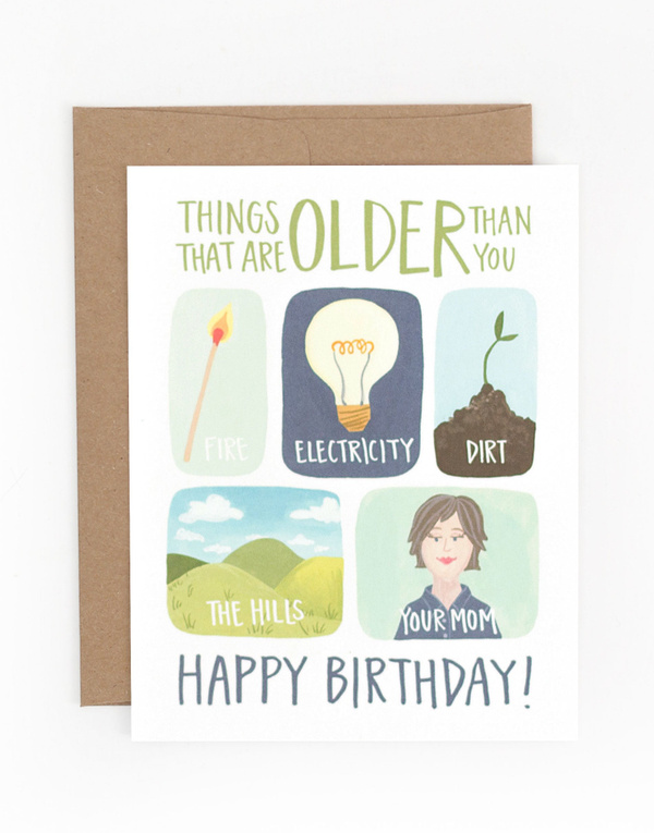 Older Than You Greeting Card, 1 of 1