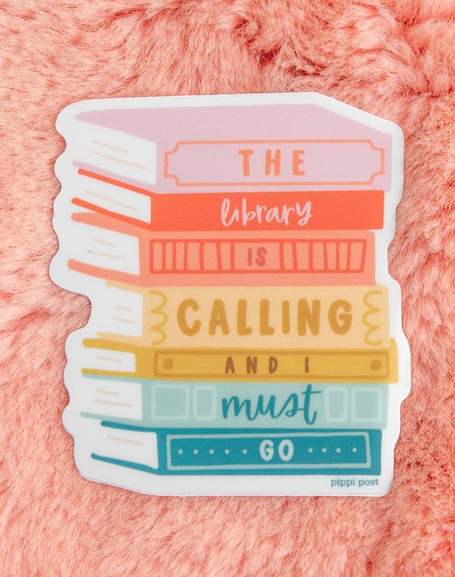 The Library is Calling Decal Sticker, 2 of 3
