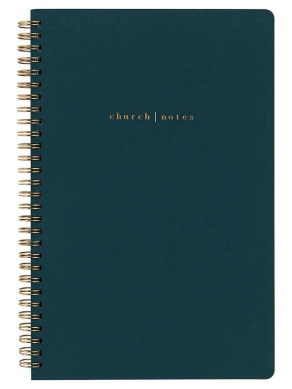 Navy Bible Study Spiral Notebook, 1 of 13