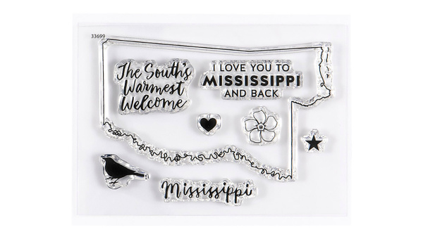 Stamp Set : 3×4 I Love Mississippi by Hello Forever, 1 of 1