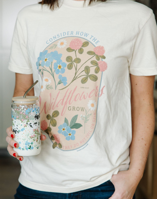 Wildflower Faith Tee - Ivory, 2 of 4