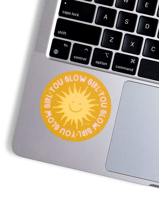 You Glow Girl Sunshine Decal Sticker, 2 of 4