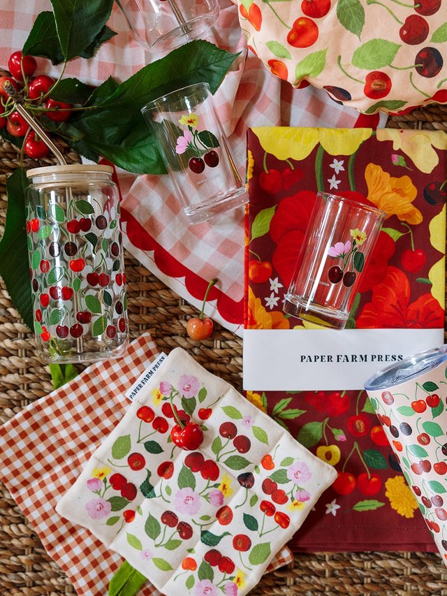 Cherry Grove Pot Holder Set, 4 of 5