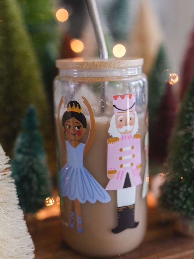 The Nutcracker Christmas Glass Can, 3 of 6
