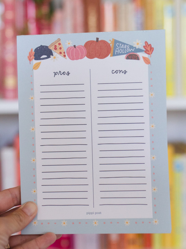 Pros & Cons Stars Hollow 6×8 Notepad, 3 of 7