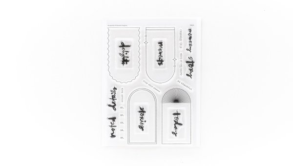 Stamps Are Fun 6×8 Stamp Set - February 2026, 1 of 2