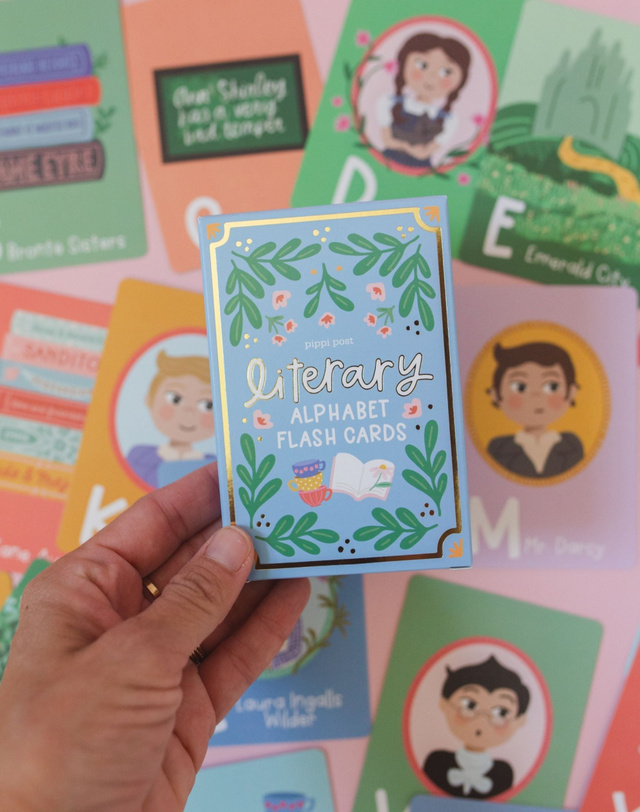 Literary Favorites Educational Alphabet Flash Cards, 4 of 7