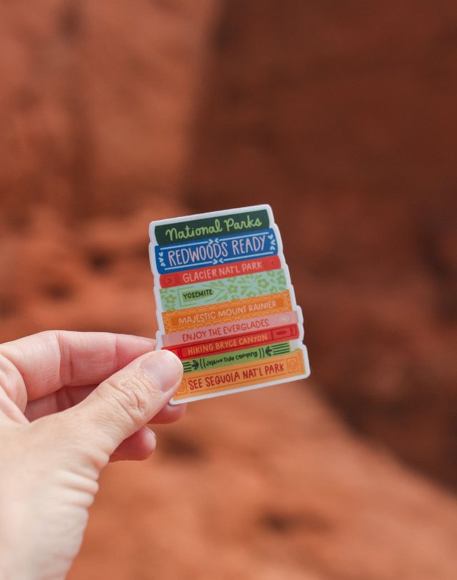 National Parks Book Stack Decal Sticker, 2 of 3