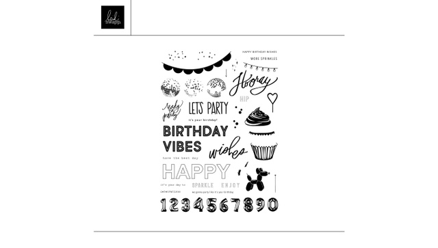 Digital 6×8 Happy Birthday Stamp Set, 1 of 1