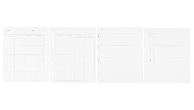 Memory Planner Basic Pages , 2 of 5