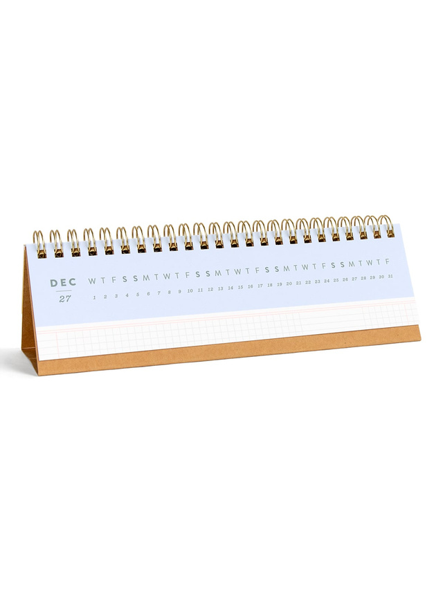 2027 Monthly Spiral Mini Desk Calendar, 7 of 7
