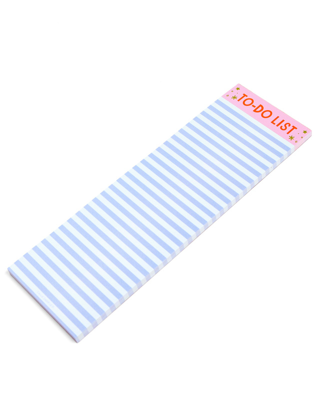 Blue Stripe To Do List 4×12 Notepad, 2 of 2