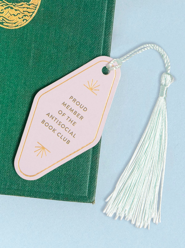 Antisocial Book Club Vegan Leather Bookmark, 2 of 2