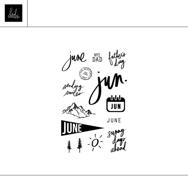 Digital 4×6 June Stamp, 1 of 1