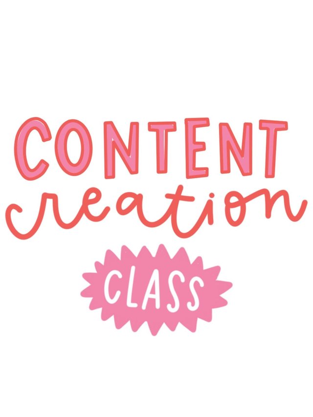 Content Creation Class, 1 of 8