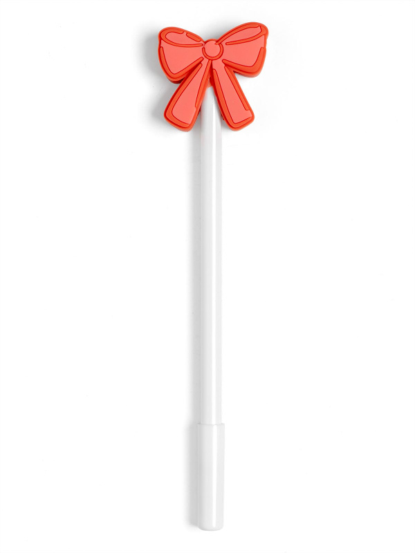 Red Coquette Bow Gel Pen, 2 of 4