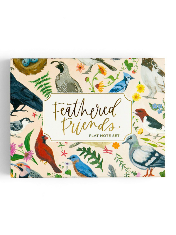 Feathered Friends Birds & Florals Flat Note Set, 7 of 8