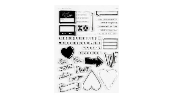 Stamp Set : 6×8 Valentine Update, 1 of 4