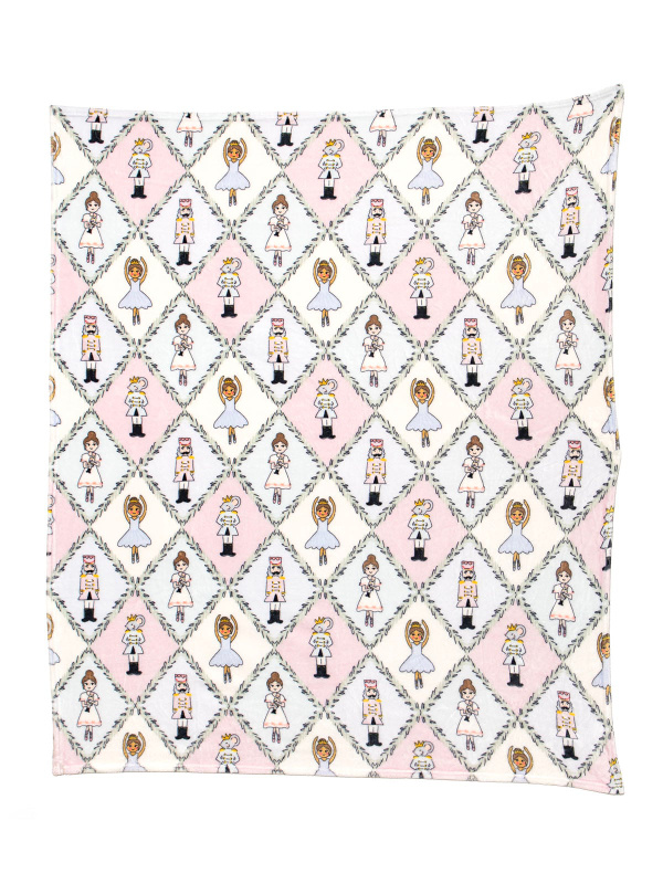 The Nutcracker Christmas Fleece Throw Blanket, 7 of 7