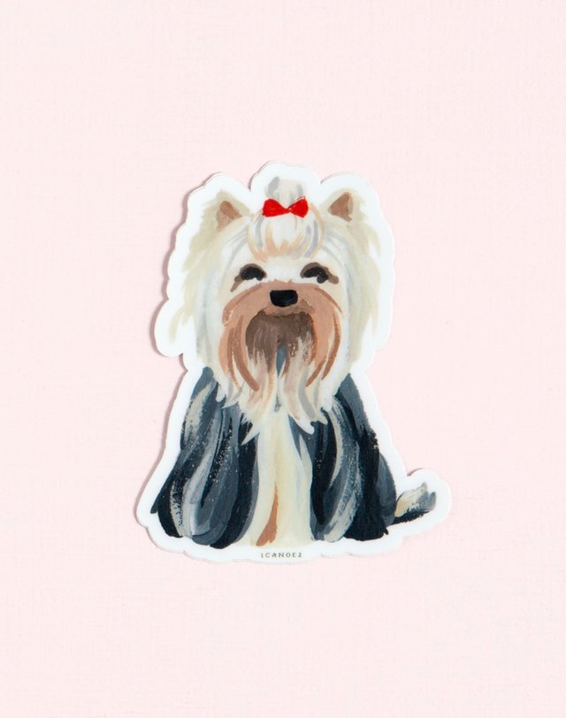 Yorkshire Terrier Decal Sticker, 1 of 2