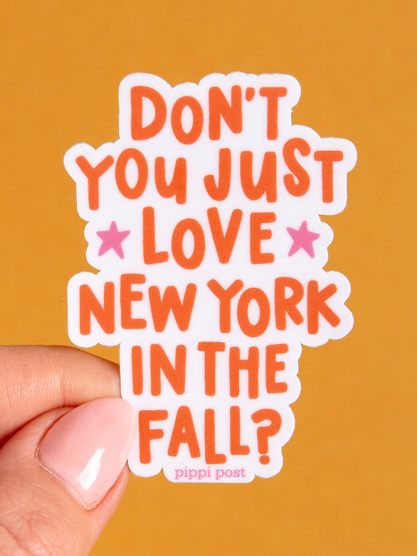 New York in the Fall Decal Sticker, 2 of 2