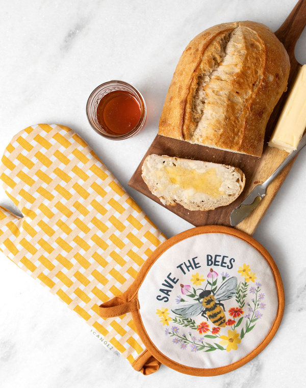 Save The Bees Pot Holder Set, 1 of 4