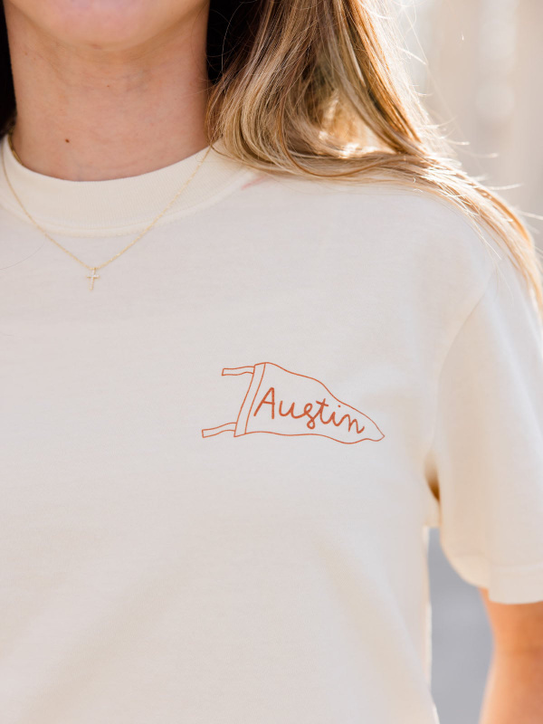 Austin Football Game Day Tee - Ivory, 2 of 6