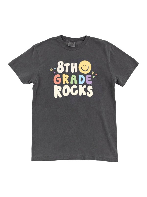 8th Grade Rocks Tee - Pepper, 1 of 1