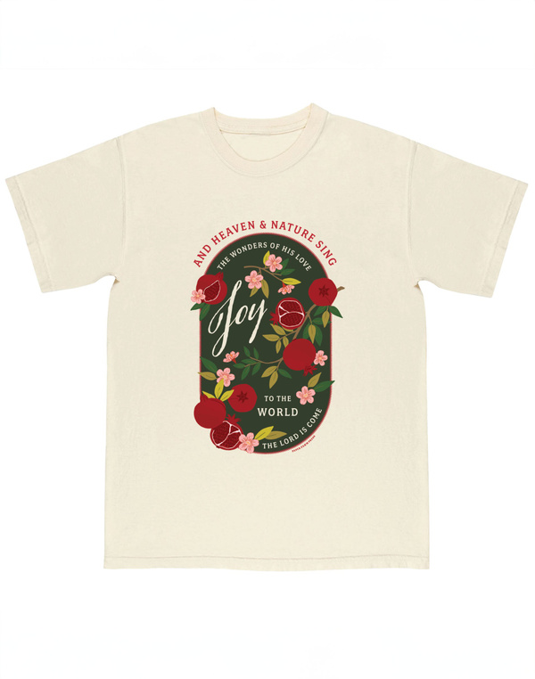 Pomegranate Faith Tee - Ivory, 2 of 3