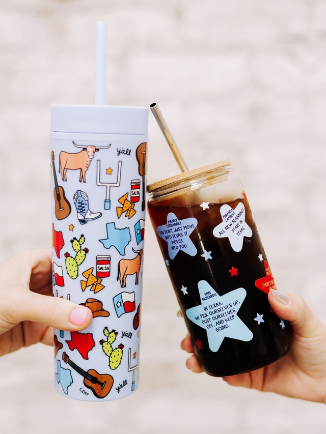 Texas Western Icons Acrylic Skinny Tumbler, 2 of 3