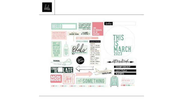 Stop The Blur March 2023 Digital Printable, 1 of 1