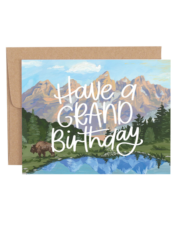 Grand Birthday Greeting Card, 1 of 1