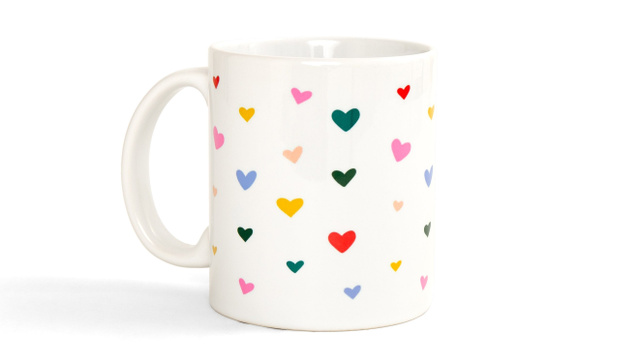 Week In The Life™ Hearts Mug, 1 of 1