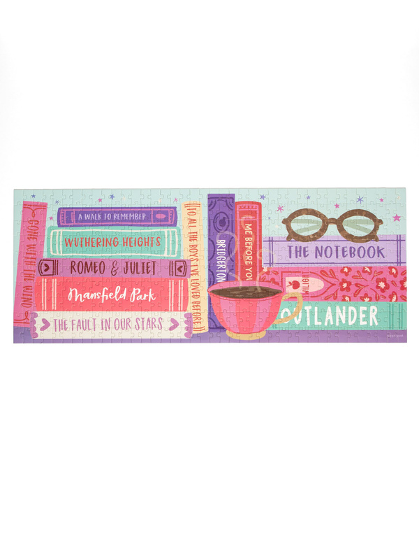 Romance Novels Bookshelf - 400 Piece Panoramic Jigsaw Puzzle, 2 of 7