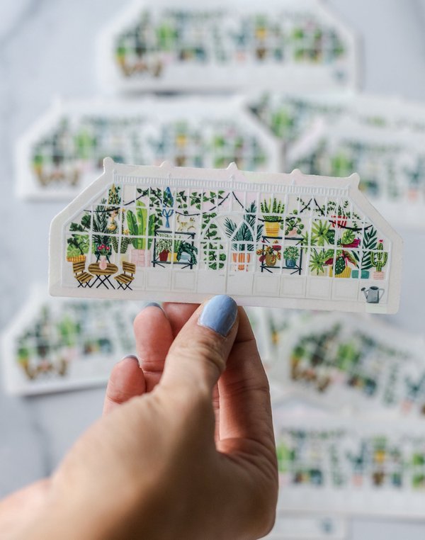 Greenhouse Sun Catcher Decal Sticker, 2 of 5