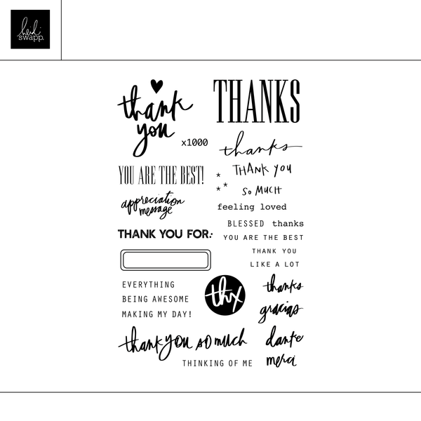 Digital 4×6 Thank You Stamp, 1 of 1