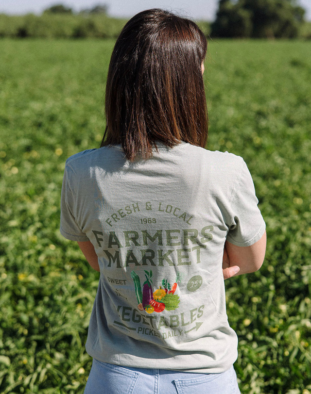 Farmers Market Tee - Bay, 1 of 4