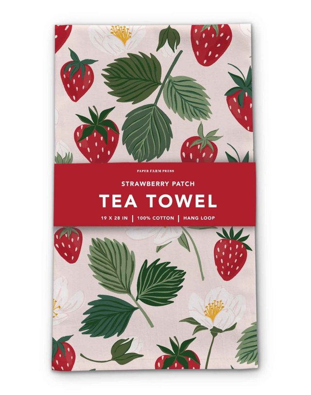Strawberry Patch Tea Towel, 1 of 6