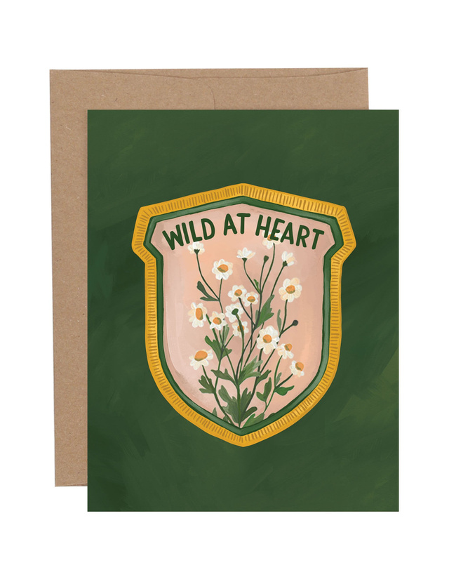 Wild At Heart Greeting Card, 1 of 1