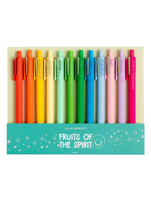 Fruits of the Spirit Faith-Inspired Pen Set of 12, 1 of 5