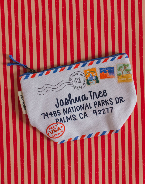 Deliver To Joshua Tree National Park Canvas Pouch, 1 of 4