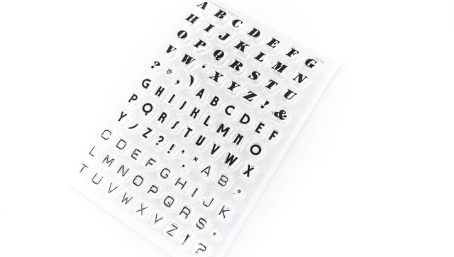 Stamp Set : 4×6 Week In The Life Alphabet, 2 of 2