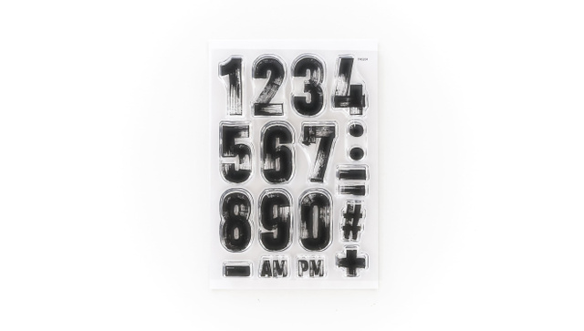 Numbers Are Awesome #7 4×6 Stamp Set, 1 of 2