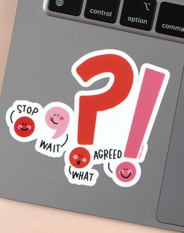 Punctuation Decal Sticker, 4 of 4