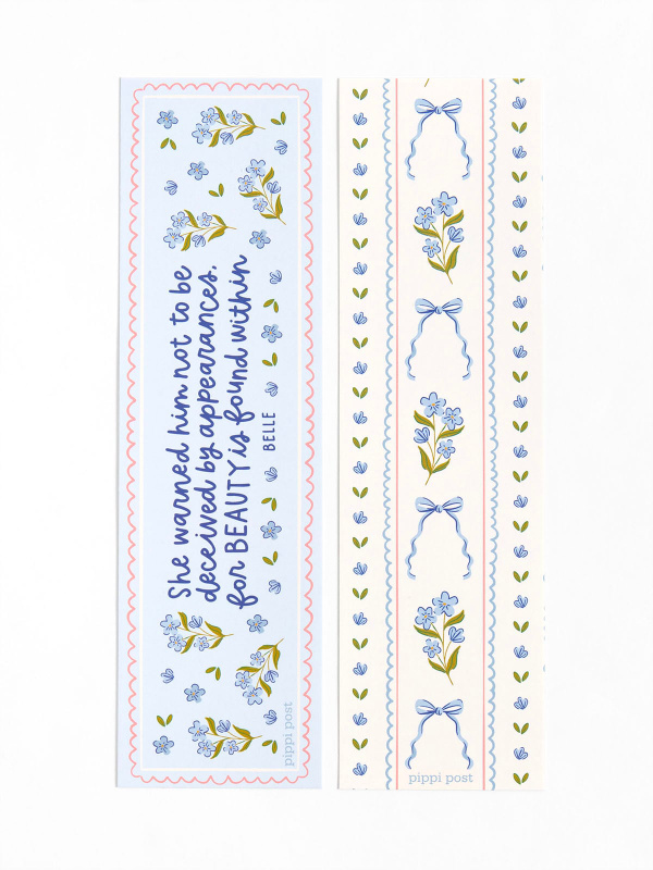 Beauty Is Found Within Floral & Bows Bookmark Set, 3 of 3