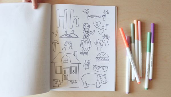 Alphabet Coloring Book, 4 of 6